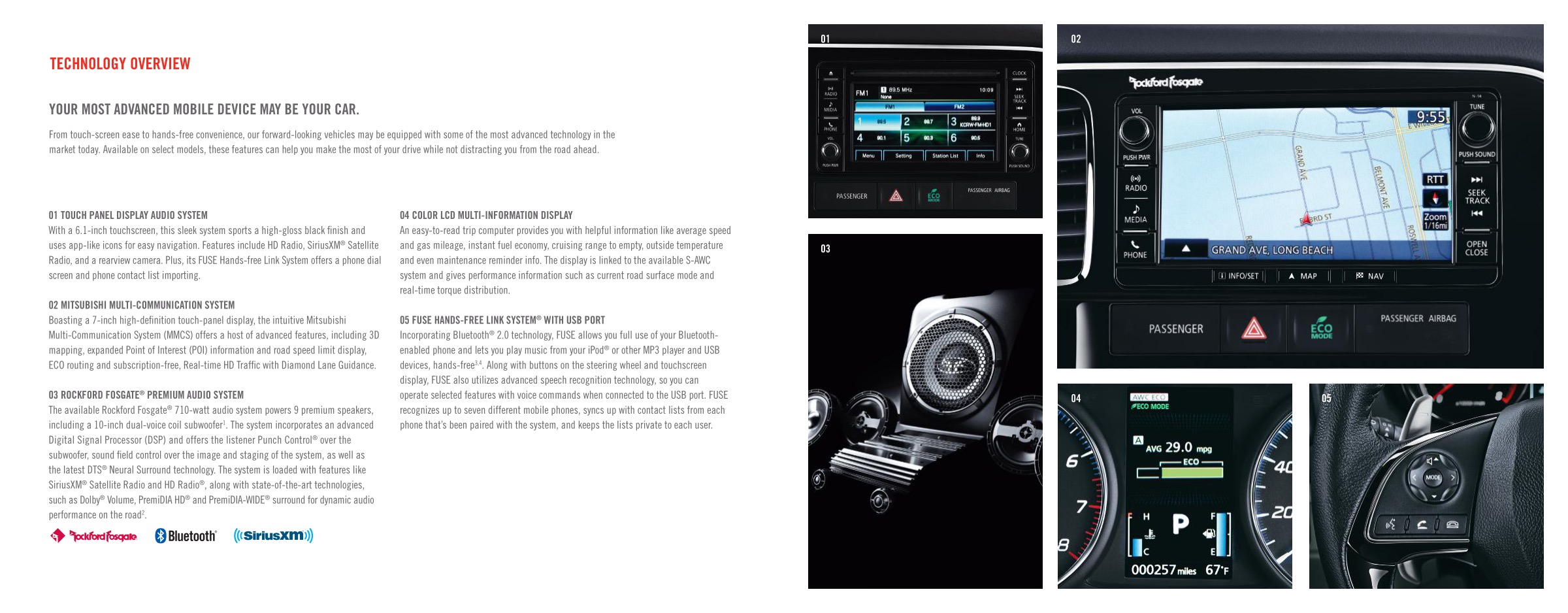 2016 Mitsubishi Full Line Brochure Page 1